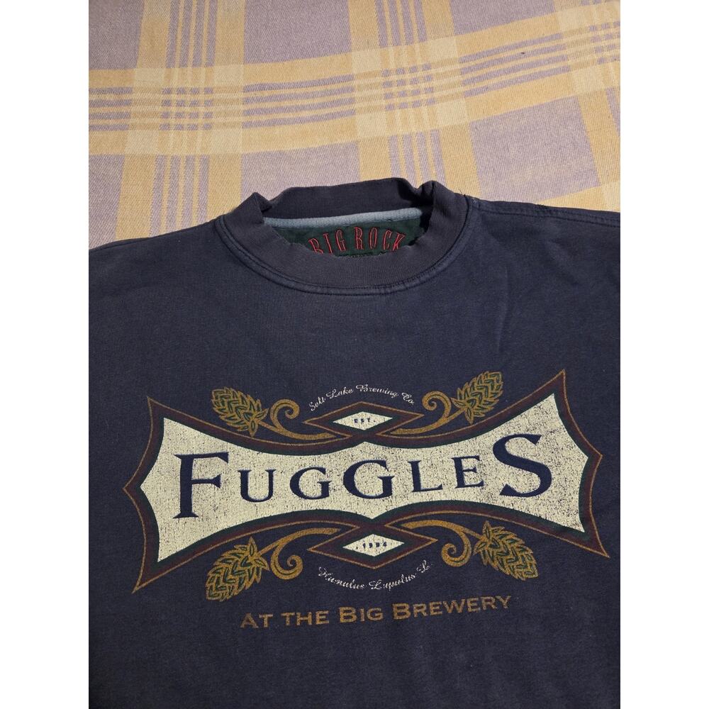 Vintage Fuggles Brewery Colorado Beer 90s 80s Sweatshirt Size XL